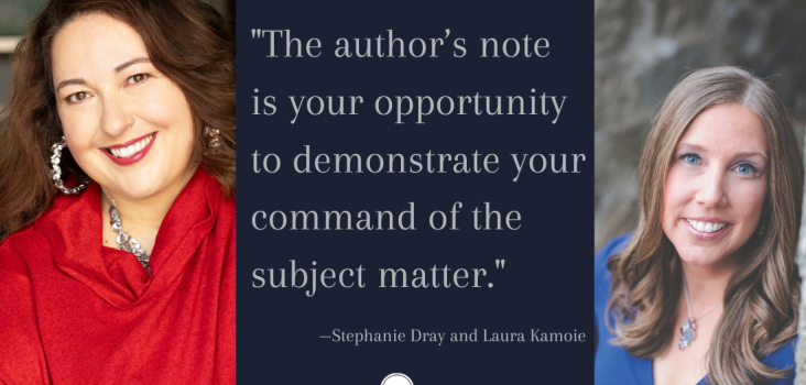 Who loves authors’ notes? We wrote about them for Writer’s Digest!